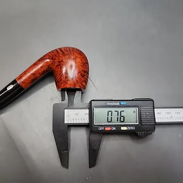 Chacom Centenaire 13 Bent Billiard Estate Briar Pipe, Unsmoked - Image 11