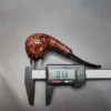 Chris Morgan Signature Smooth Bent Apple Handmade Briar Pipe, New - Image 11