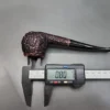 Radice Rind Partially Rusticated Bent Prince Estate Briar Pipe, Italian Estates - Image 11