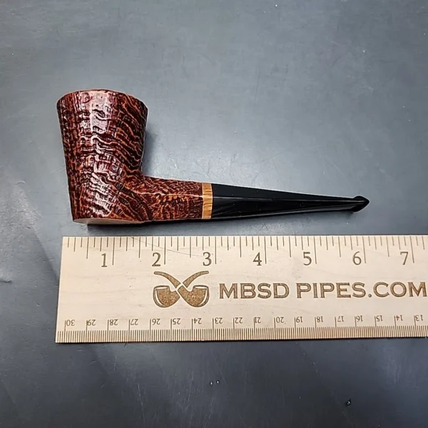 Ser Jacopo Jucunda S2 Sandblasted Dublin Estate Briar Pipe, Unsmoked - Image 11