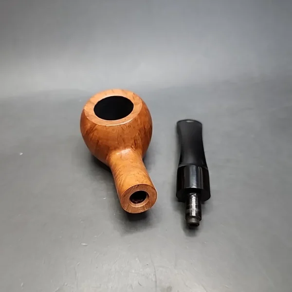 Michel Smooth Bent Apple Estate Briar Pipe Unsmoked - Image 11