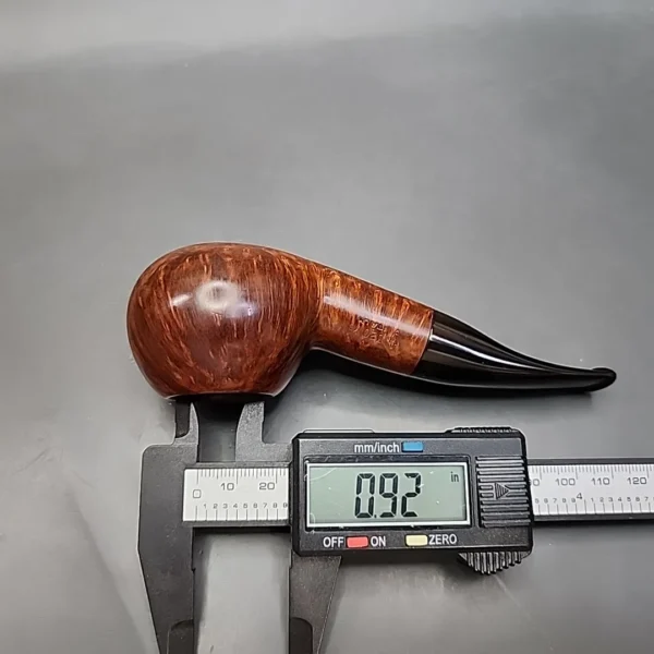 Savinelli Oscar Elite 320 KS Bent Author Estate Briar Pipe, Italian Estates, 6mm - Image 11