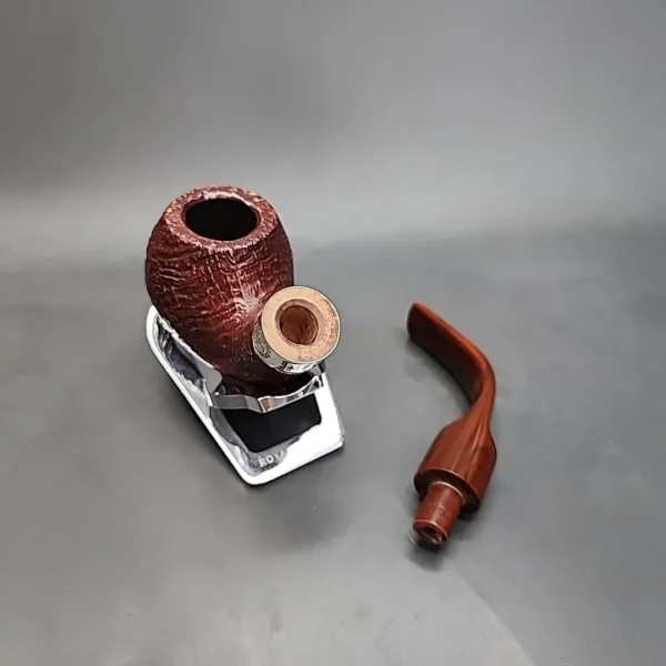 Peterson Irish Harp XL02 Sandblast Briar Pipe, Fishtail, New - Image 11