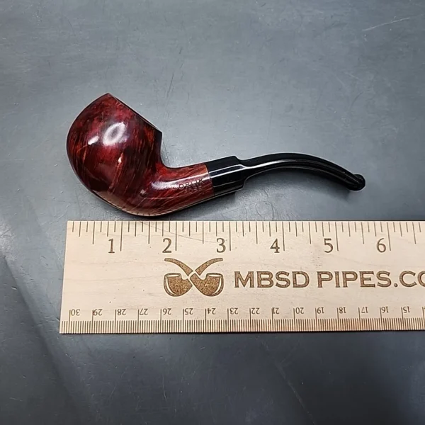 Orlik Rose 39878 Smooth Bent Apple Estate Briar Pipe, Unsmoked - Image 11