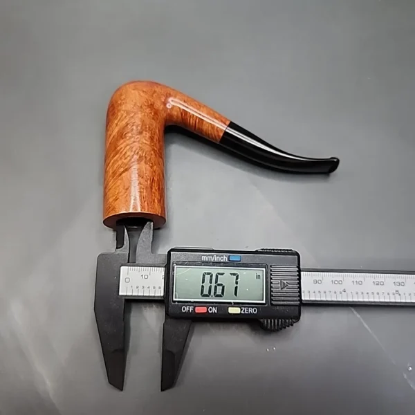 Tsuge Topper Smooth Stack Estate Briar Pipe, Unsmoked - Image 12