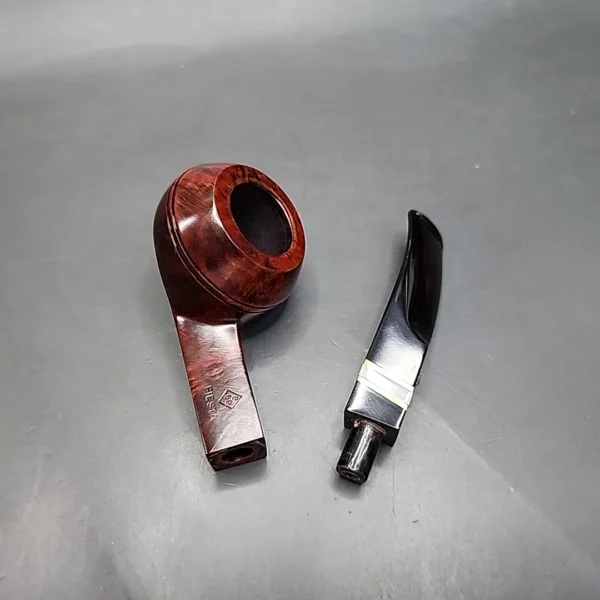 BBB Fiesta 420, Smooth Bent Bulldog Estate Briar Pipe, Unsmoked - Image 12