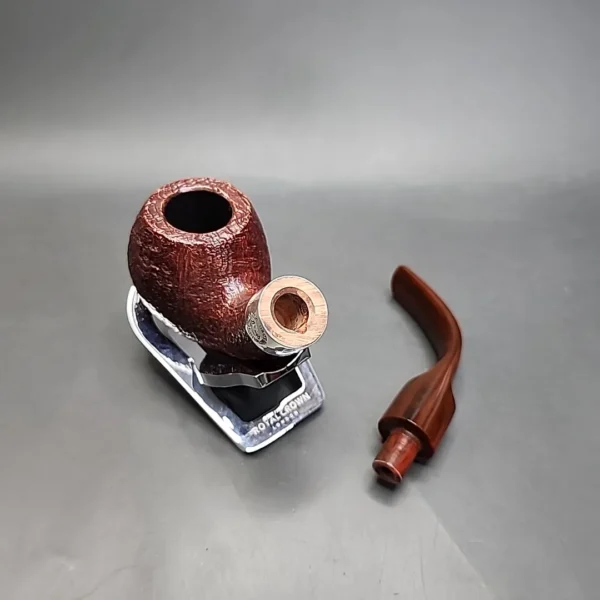 Peterson Irish Harp XL02 Sandblasted Briar Pipe, Fishtail [SOLD] - Image 12