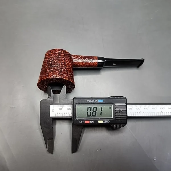 Ser Jacopo S2 Sandblasted Dublin Sitter Handmade Briar Pipe, New - Image 12
