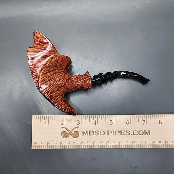Preben Holm Hallmark H4 Smooth Freehand Estate Briar Pipe, Unsmoked [SOLD] - Image 12
