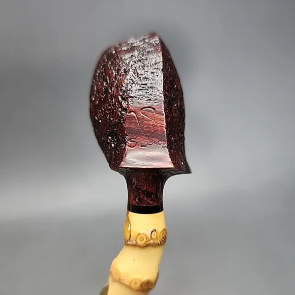 Steve Liskey Swimming Bamboo Blowfish, Estate Briar Pipe, American Estates - Image 12