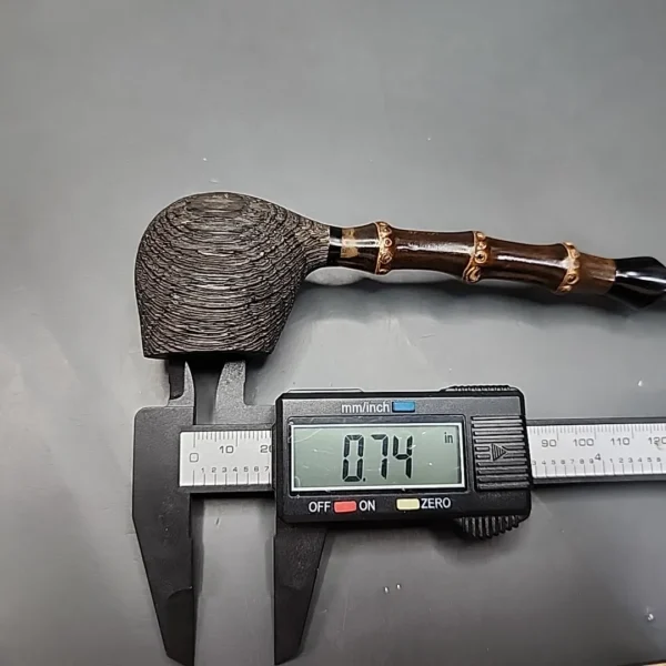 Eric Klodt Bamboo Prince Handmade Morta Pipe, Unsmoked - Image 12