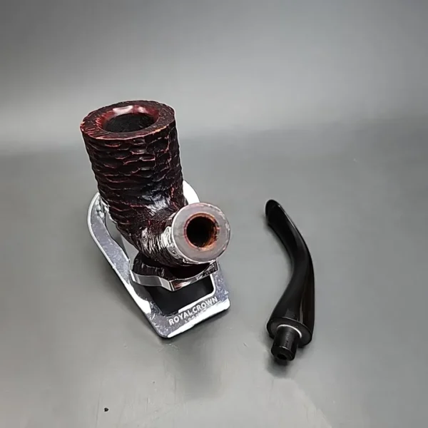 2020 Peterson Sherlock Holmes Rathbone Rusticated Bent Billiard Estate Briar Pipe, Irish Estates [SOLD] - Image 12