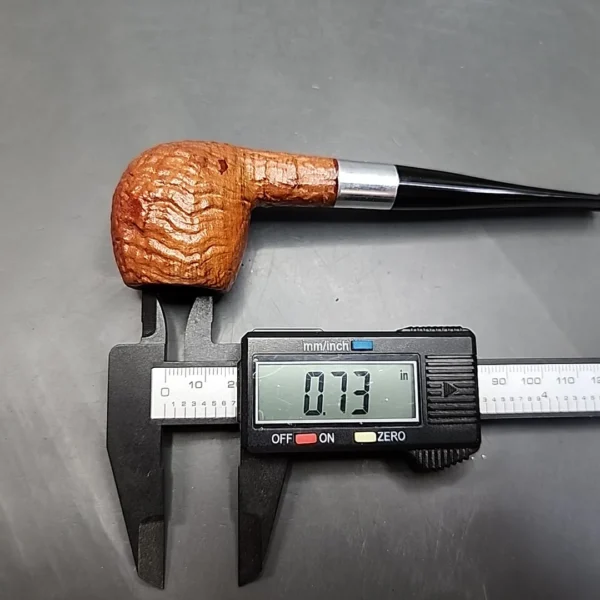 Kaywoodie Silhouette 42 Sandblasted Straight Apple Estate Briar Pipe, American Estates - Image 12