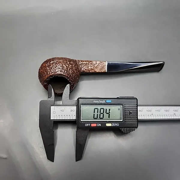 Kaywoodie Relief Grain 98B Sandblasted Bulldog Estate Briar Pipe, American Estates - Image 12