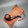 1998 ASPC by Mark Tinsky, Sandblasted Bent Apple Estate Briar Pipe, American Estates - Image 12