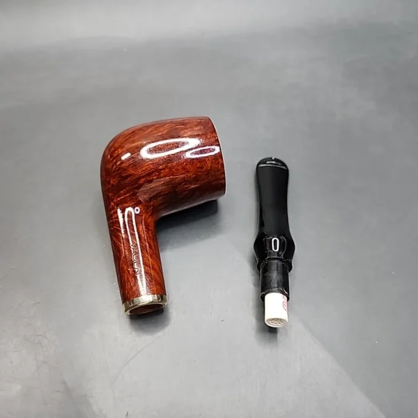 Vauen 6886 Smooth Straight Pot Estate Briar Pipe Unsmoked, 9mm - Image 12