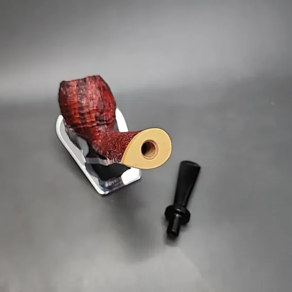 Nathan Armentrout Sandblasted Danish Apple Handmade Estate Briar Pipe [SOLD] - Image 12