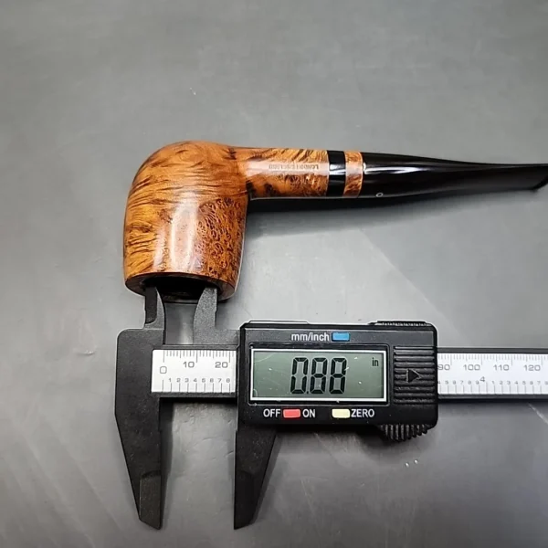 Orlik Unic 182 Smooth Straight Billiard Estate Briar Pipe, English Estates - Image 12