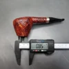 Peder Jeppesen Ida Sandblasted Straight Brandy Estate Briar Pipe, 9mm [SOLD] - Image 12