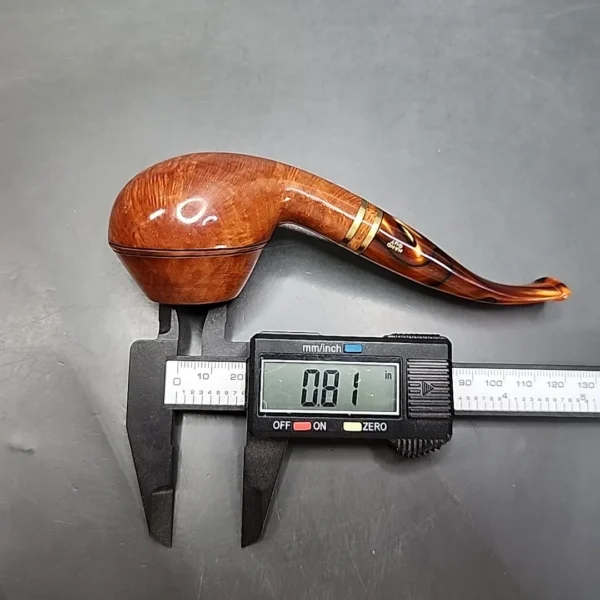 Chacom Corona 427 Smooth Bent Rhodesian Estate Briar Pipe, Unsmoked [SOLD OUT] - Image 12