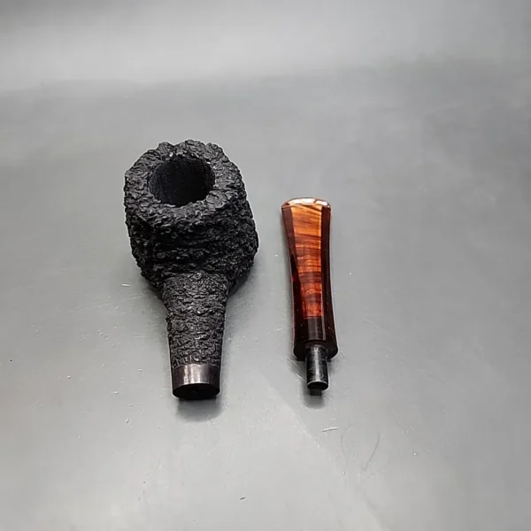 Pipe Tristan Rusticated Shape 55 Style Handmade Briar Pipe, New [SOLD OUT] - Image 12