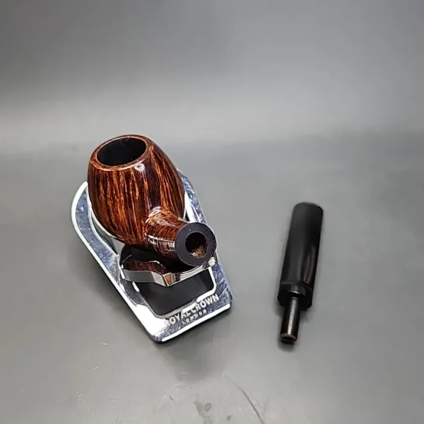Chris Morgan Signature Smooth Bent Apple Handmade Briar Pipe, New - Image 12