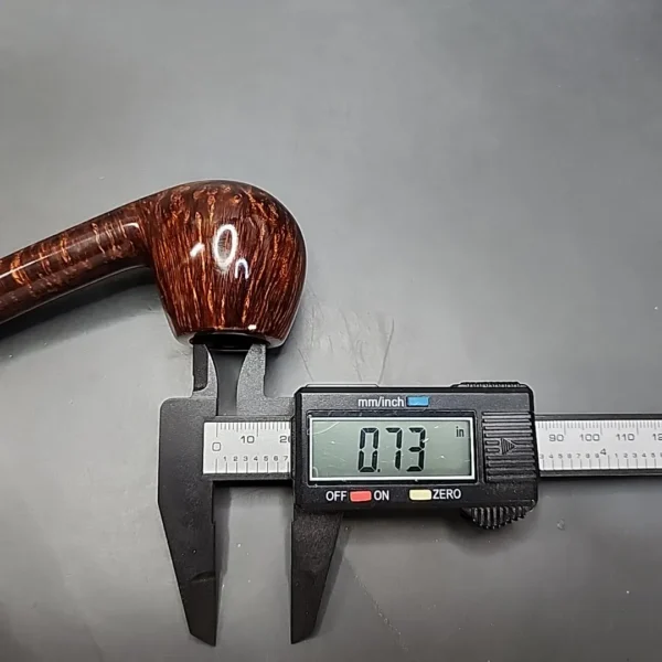 Chris Morgan Signature Long Shank Apple Briar Pipe, New - Image 12