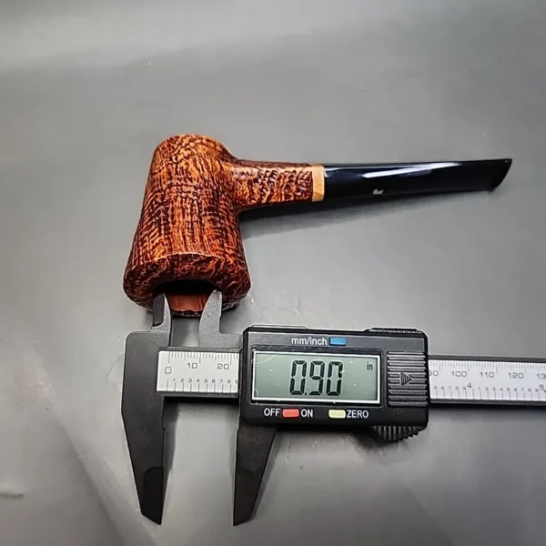 Ser Jacopo Jucunda S2 Sandblasted Dublin Estate Briar Pipe, Unsmoked - Image 12