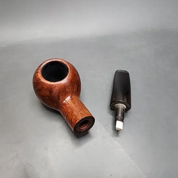 Savinelli Oscar Elite 320 KS Bent Author Estate Briar Pipe, Italian Estates, 6mm - Image 12