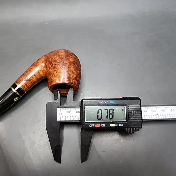 BBB Select 304 Smooth Bent Billiard Estate Briar Pipe, Unsmoked - Image 12