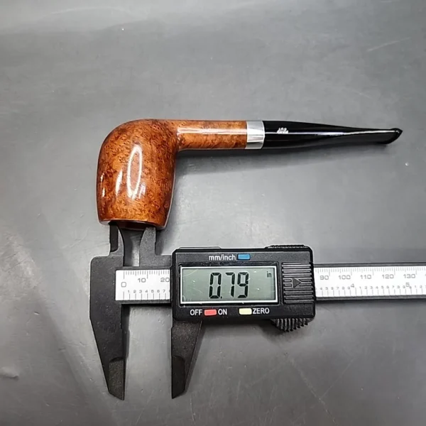 Chacom Golden Grain 93 Smooth Straight Billiard Estate Briar Pipe, Unsmoked - Image 13