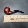 BBB Medina 18470 Smooth Bent Apple Estate Briar Pipe, Unsmoked - Image 12