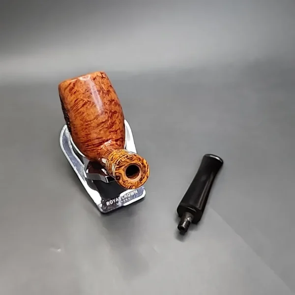 Butz Choquin Maitre Pipier Spot Carved Egg Estate Briar Pipe, French Estates [SOLD] - Image 13