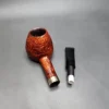 Peder Jeppesen Ida Sandblasted Straight Brandy Estate Briar Pipe, 9mm [SOLD] - Image 13