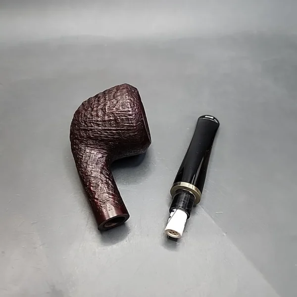 Vauen  5201 Sandblasted Bent Dublin Estate Briar Pipe, Unsmoked, 9mm - Image 13
