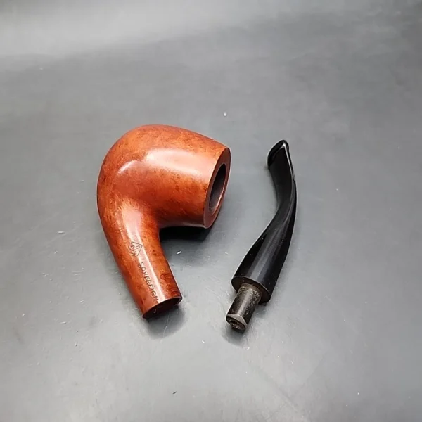 BBB Sovereign Smooth Bent Billiard Estate Briar Pipe, Unsmoked - Image 13