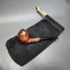 Chris Morgan Signature Smooth Bent Apple Handmade Briar Pipe, New - Image 13