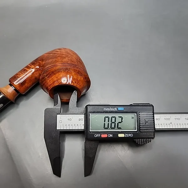 Chacom Safari 1A Smooth Bent Rhodesian Estate Briar Pipe, Unsmoked - Image 13