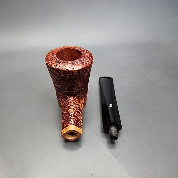 Ser Jacopo Jucunda S2 Sandblasted Dublin Estate Briar Pipe, Unsmoked - Image 13