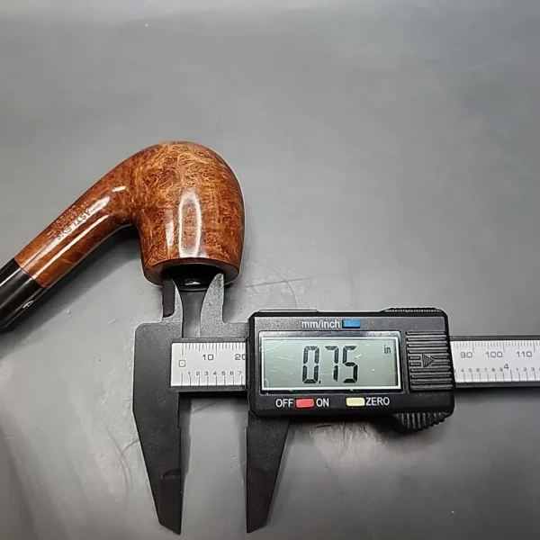 Astleys of London Smooth Bent Billiard Estate Briar Pipe - Image 13
