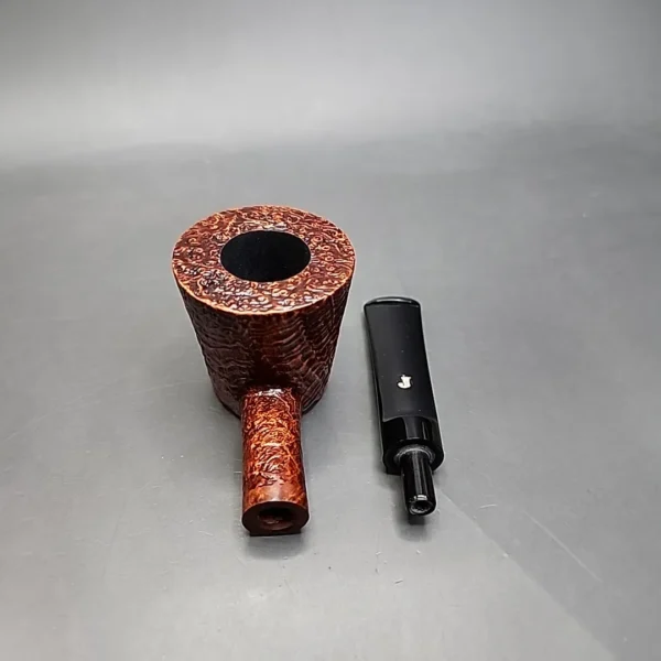 Ser Jacopo S2 Sandblasted Dublin Sitter Handmade Briar Pipe, New - Image 13