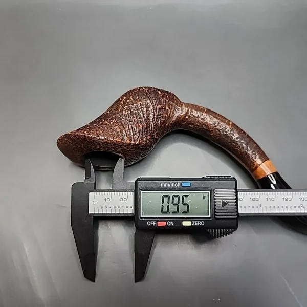 Luigi Viprati Extra Sandblasted Estate Briar Pipe, Unsmoked - Image 13
