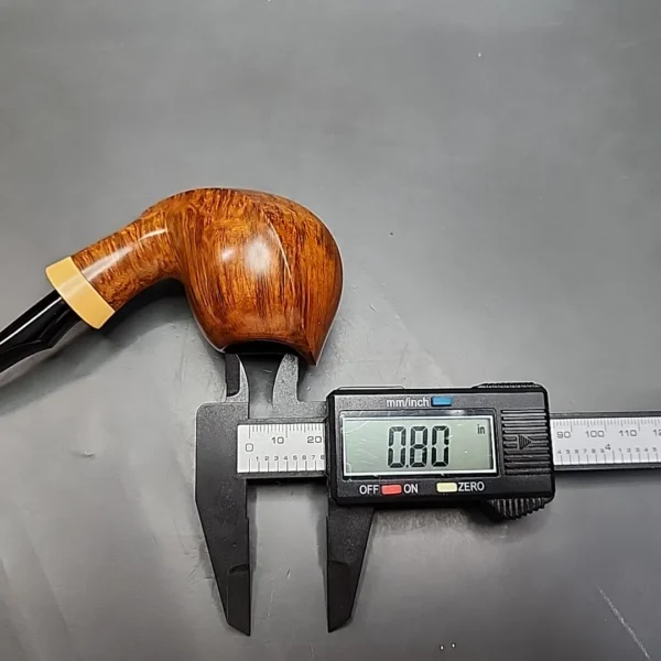 Tonni Nielsen Grade 7 Sparrow, Smooth Bent Estate Briar Pipe, Unsmoked [SOLD] - Image 13