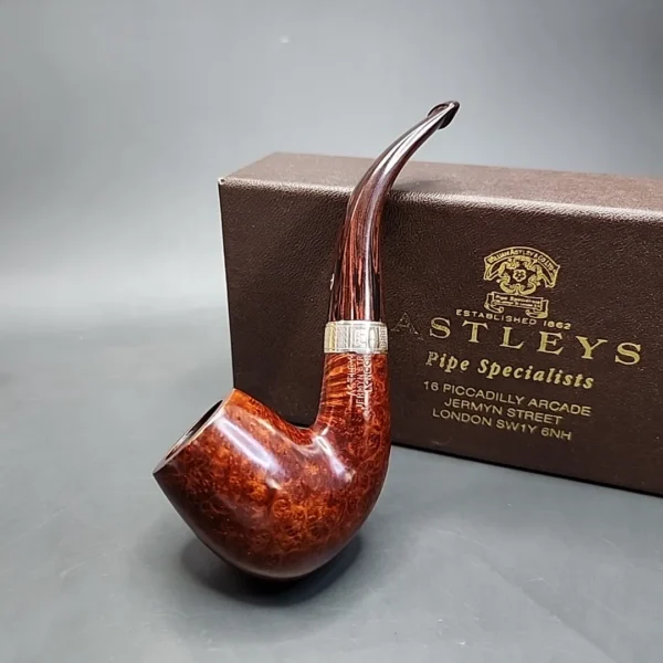 Astleys of London by Les Wood, Bent Billiard Estate Briar Pipe, Unsmoked [SOLD] - Image 14