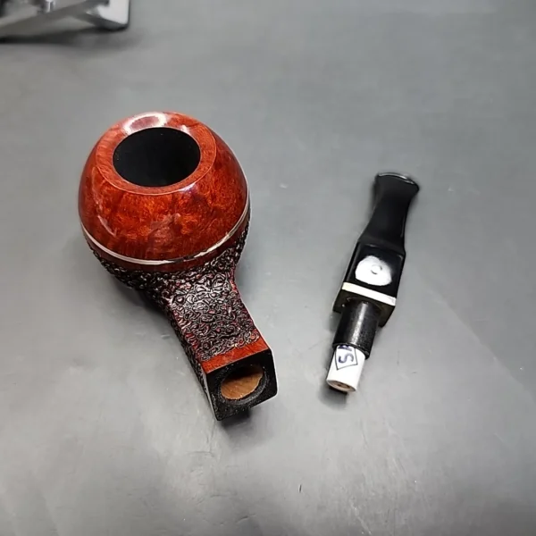 Vauen 1999 Pipe of the Year Bent Apple Estate Briar Pipe, Unsmoked, 9mm - Image 14
