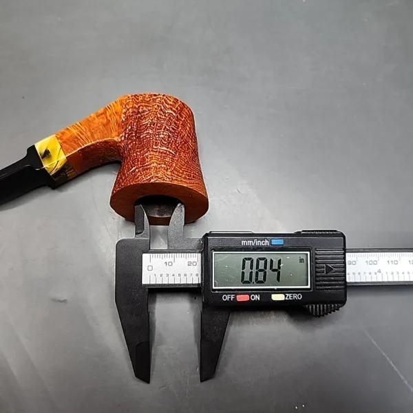 Ascorti 40th Anniversary Partially Sandblasted Dublin Sitter Estate Briar Pipe, Unsmoked - Image 14