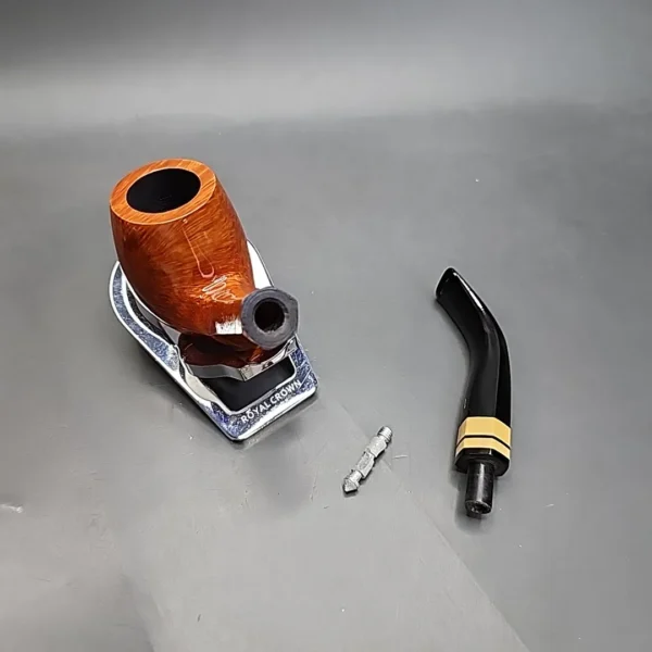 Chacom Hexagone 43 Smooth Bent Estate Briar Pipe, Unsmoked [SOLD] - Image 14