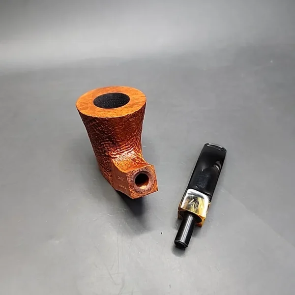 Ascorti 40th Anniversary Partially Sandblasted Dublin Sitter Estate Briar Pipe, Unsmoked - Image 15