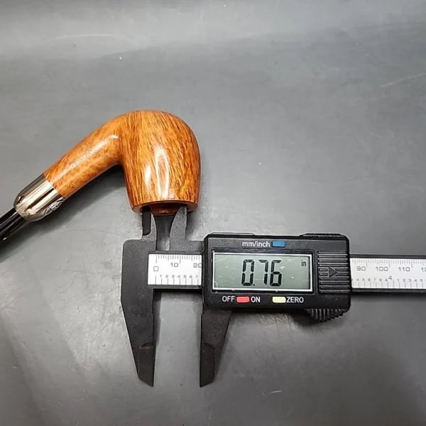 Savinelli 130th Anniversary Smooth Bent Billiard Estate Briar Pipe, Unsmoked - Image 14