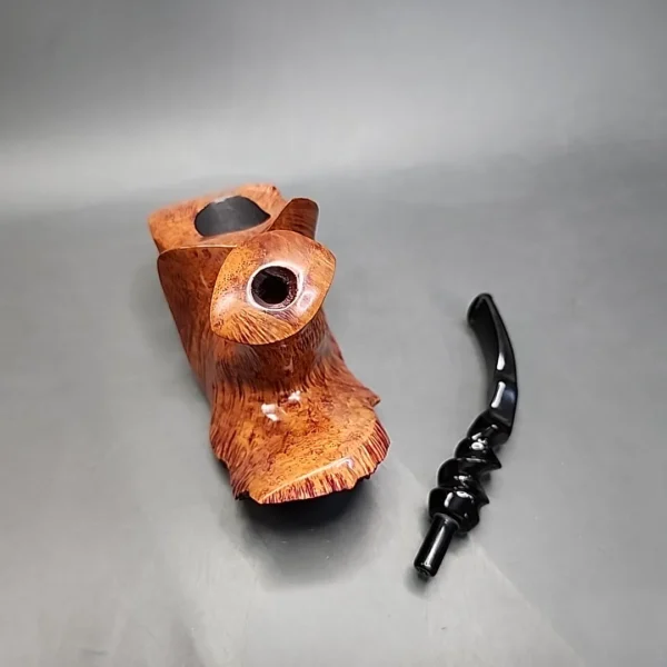 Preben Holm Hallmark H4 Smooth Freehand Estate Briar Pipe, Unsmoked [SOLD] - Image 15